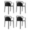 Classe Black Chairs by Mowee, Set of 4 1