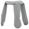 Tabouret Plopp en Aluminium Mathématique Gris par Zieta 1