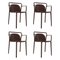 Classe Chocolate Chairs by Mowee, Set of 4 1