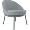 Lace Grey Lounge Chair with Cushion by Mowee, Image 2