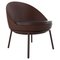 Lace Chocolate Lounge Chair with Cushion by Mowee, Image 1
