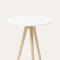 White and Natural Trip Side Table by Storängen Design 3
