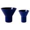 Vasi Kyo blu in ceramica di Mazo Design, set di 2, Immagine 1