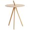 White Oak Come Here Side Table by Steffen Juul 1
