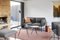 Concrete Soround Coffee Table 60 by Nur Design 7