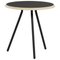 Black Laminate Soround Side Table by Nur Design, Image 1