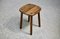 Wood Stool by Pierre Gautier Delaye, France, 1960s, Image 6