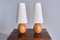 Modern Markslöjd Oval Table Lamps in Pine, Sweden, 1960s, Set of 2, Image 1