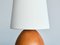 Modern Markslöjd Oval Table Lamps in Pine, Sweden, 1960s, Set of 2 5