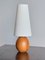 Moderne Markslöjd Ovale Tischlampen aus Kiefernholz, Schweden, 1960er, 2er Set 6