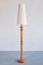 Tall Nybro Armaturfabric Floor Lamp in Pine Wood, Sweden, 1960s 1