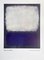 Mark Rothko, Póster de la exposición azul y gris, Litografía en offset, 1996, Imagen 1