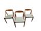 Danish Teak and Velvet No. 16 Dining Chairs attributed to Johannes Andersen, 1960s, Set of 6, Image 4