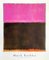 Mark Rothko, póster rosa, negro y naranja, 1953, litografía, Imagen 1