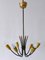 Mid-Century Modern Six-Flamed Sputnik Chandelier, Germany, 1950s 1