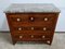 Small Chest of Drawers in Rosewood and Marquetry 1