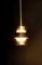 Brushed Aluminum Suspension Light from Fog & Mørup, 1970s 3