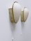 Mid-Century Modern Wall Lamps, Germany, 1950s, Set of 2 14
