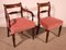 18th Century Chairs and Armchairs in Mahogany, Set of 6, Image 4