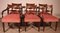 18th Century Chairs and Armchairs in Mahogany, Set of 6 2