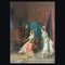 Maurice Rogerol, Scene galanti, Dipinti ad olio su tavola, con cornice, set di 2, Immagine 7
