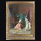 Maurice Rogerol, Gallant Scenes, Oil Paintings on Panels, Framed, Set of 2, Image 6