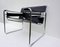 Mid-Century Black Wassily Chair by Marcel Breuer 1