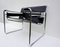 Mid-Century Black Wassily Chair by Marcel Breuer, Image 1