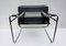 Mid-Century Black Wassily Chair by Marcel Breuer, Image 3