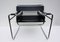 Mid-Century Black Wassily Chair by Marcel Breuer, Immagine 3