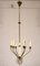 Chandelier 6 Lights, Italy, 1950s 2