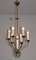 Chandelier 6 Lights, Italy, 1950s 3