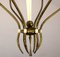 Lámpara de araña con 6 luces, Italia, años 50, Imagen 18