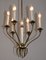 Chandelier 6 Lights, Italy, 1950s, Image 14