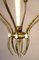 Chandelier 6 Lights, Italy, 1950s, Image 6