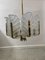 Chandelier with Orrefors Glass Leaves from Carl Fagerlund, Sweden, 1960s 8