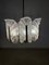 Chandelier with Orrefors Glass Leaves from Carl Fagerlund, Sweden, 1960s, Image 3