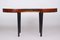 Art Deco Dining Table in Beech & Oak attributed to Jindřich Halabala for from Up Závody, Czech, 1940s, Image 9
