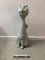 Mid-Century Studio Ceramic Cat Sculpture, 1968 3