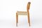 Model 83 Dining Chair with Paper Cord Seat by Niels Moller, 1970s 4