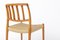 Model 83 Dining Chair with Paper Cord Seat by Niels Moller, 1970s 5