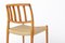 Model 83 Dining Chair with Paper Cord Seat by Niels Moller, 1970s, Image 5