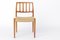 Model 83 Dining Chair with Paper Cord Seat by Niels Moller, 1970s, Image 2
