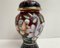 Vintage Ceramic Vase with Lid and Floral Decor from Hubert Bequet, Belgium, 1950s 3
