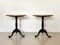 Vintage Iron and Wood Tables, 1980s, Set of 2, Image 1