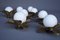 Flower Wall Lamps attributed to Maison Jansen, 1970s, Set of 8, Image 6