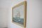 M Jeffries, Escena náutica con barco Opawa, óleo sobre lienzo grande, años 50, Imagen 10