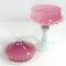 Italian Pink Covered Glass Dish from Empoli, 1960s, Image 2