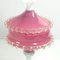 Italian Pink Covered Glass Dish from Empoli, 1960s 6