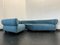 Vintage Modul Sofa aus Samt, 1980, 4er Set 11